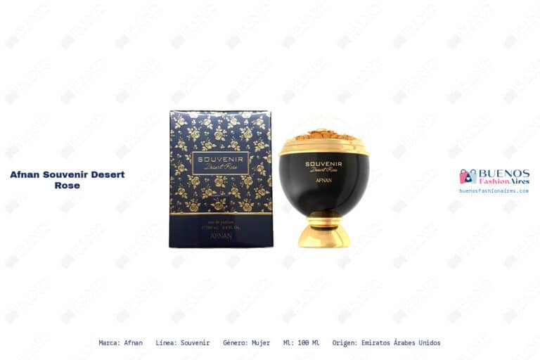 Ficha técnica Afnan Souvenir Desert Rose