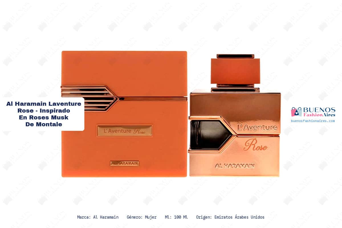 Al Haramain Laventure Rose Inspirado En Roses Musk De Montale