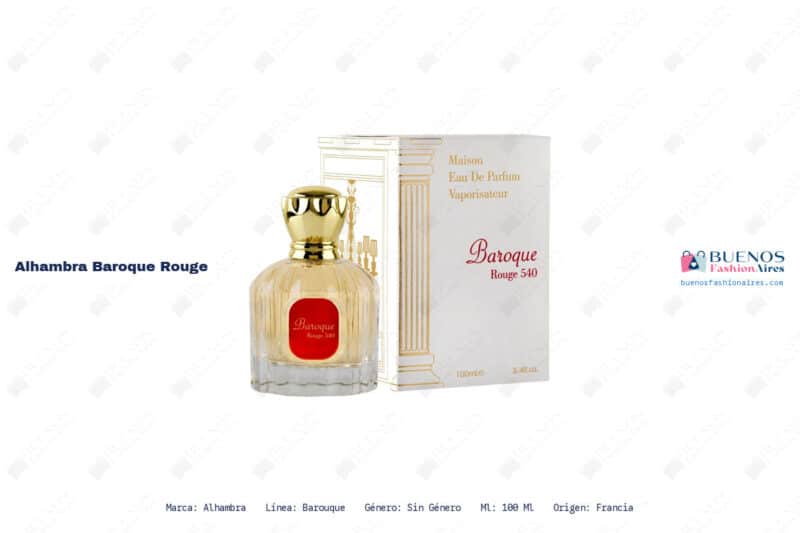 Ficha tecnica Alhambra Baroque Rouge Alhambra Baroque Rouge