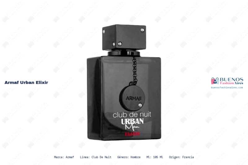 Ficha tecnica Armaf Urban Elixir Armaf Urban Elixir
