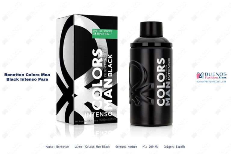 Benetton Colors Man Black Intenso