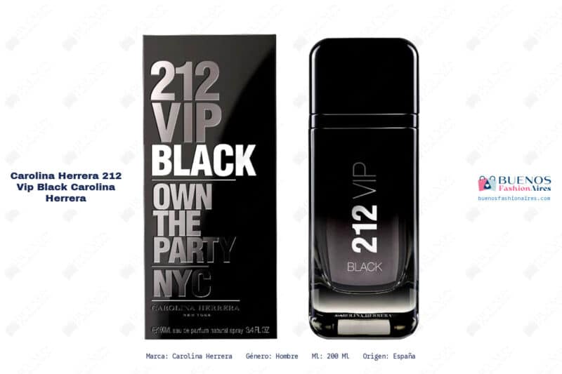 Ficha tecnica Carolina Herrera 212 Vip Black Carolina Herrera Carolina Herrera 212 Vip Black