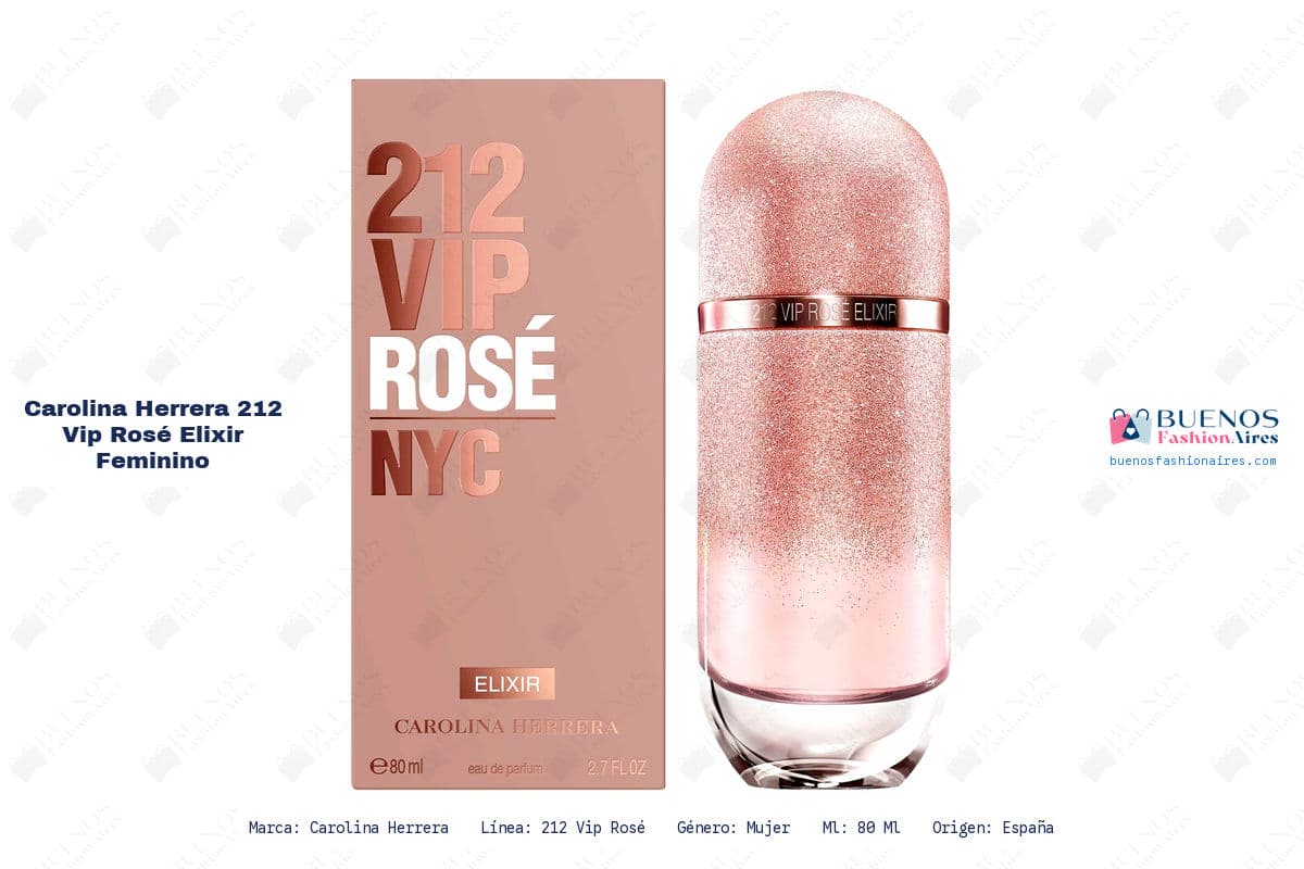 Carolina Herrera 212 Vip Rosé Elixir