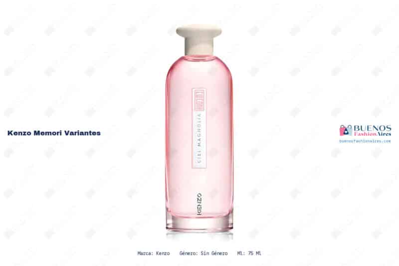 Ficha tecnica Kenzo Memori Variantes Kenzo Memori Variantes
