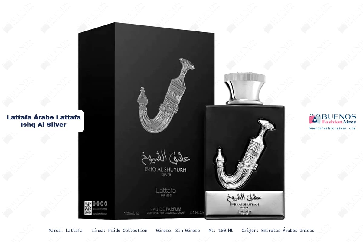 Lattafa Árabe Lattafa Ishq Al Silver