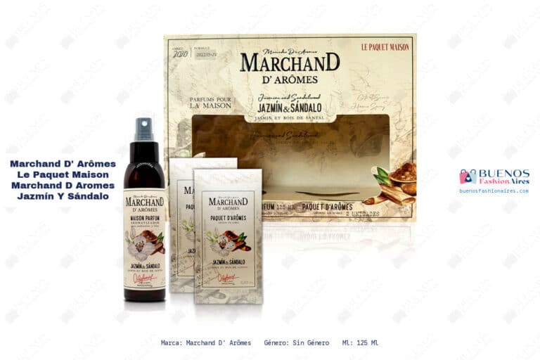 Ficha técnica Marchand D’ Arômes Le Paquet Maison Marchand D Aromes Jazmín Y Sándalo