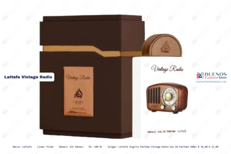 Lattafa Vintage Radio