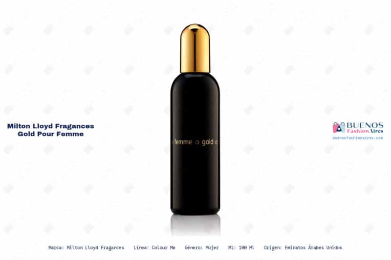 Milton Lloyd Fragances Gold Pour Femme