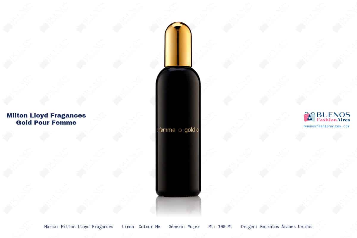 Milton Lloyd Fragances Gold Pour Femme